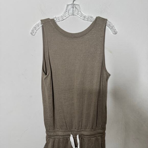 Wilfred Free Romper‎ Women’s Small Brown Drawstring Waist Sleeveless Lounge - Picture 11 of 12